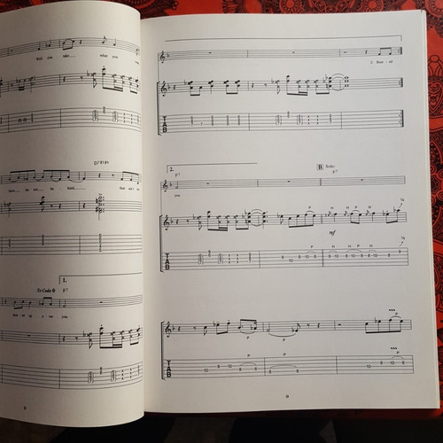 Libro De Partituras-robben Ford-for Guitar Tab-impecable