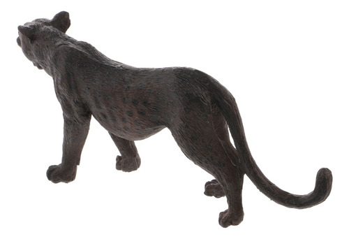 Juguete Realista Pantera Animal De Fauna Estatua Figura