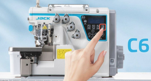 Overlock electrónico con transporte inteligente - Jack-C6