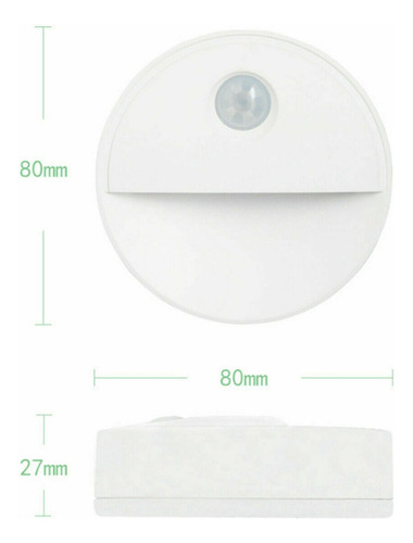 Sensor De Movimiento+led Sensor De Luz Nocturna Focos De Esc