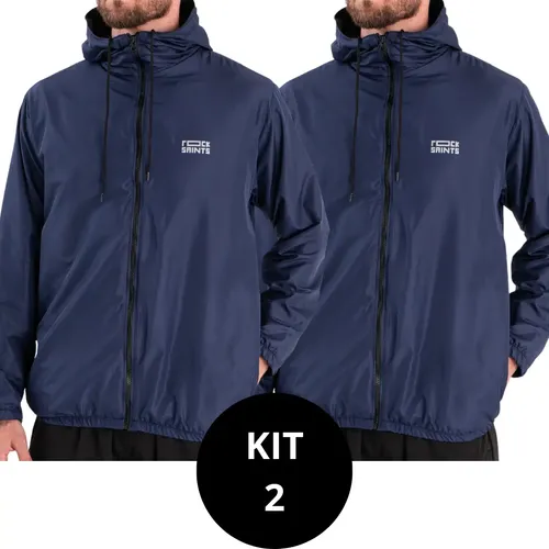 Kit 2 Corta Vento Rock Saints