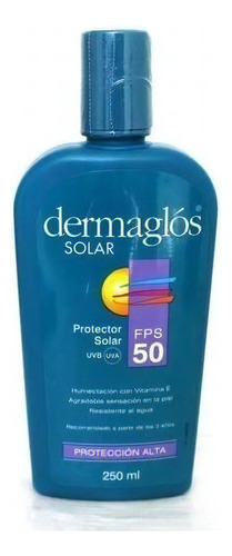 Protector Solar Dermaglós Solar Factor 50 Ra Fps 250 Ml.