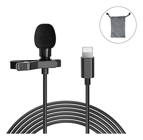 Micrófono Lightning Pechero Lavalier Solapa