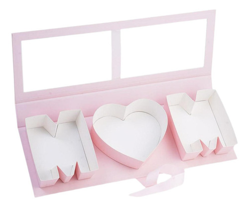 Caja De Regalo De Flores Del Día De La Madre Ventana