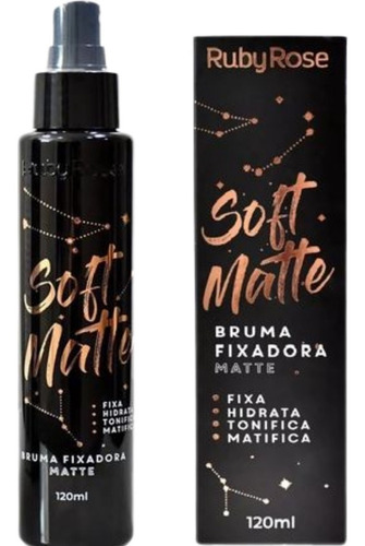 Imagem 8 de 10 de Bruma Fixadora Soft Matte Ruby Rose Hb-335 120ml