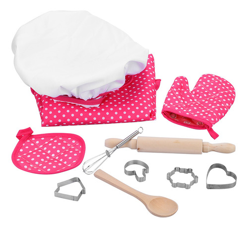Set De Chef Para Niños, Traje De Cocina Y Repostería, Juguet