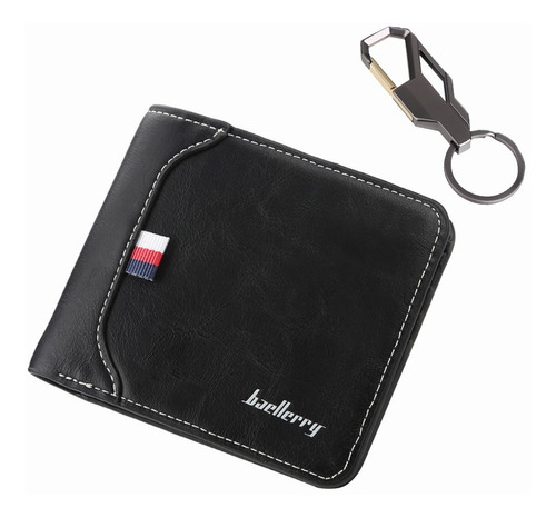 Cartera Corta Para Hombre Con Llavero Gratis