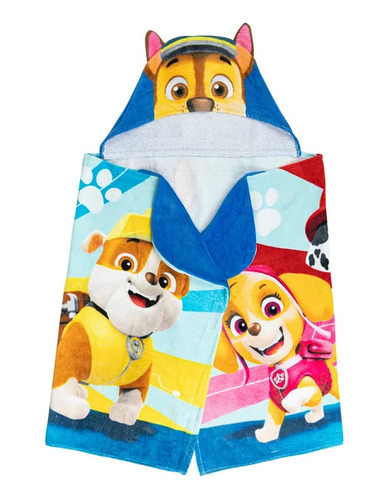 Toalla Con Capucha Paw Patrol