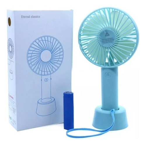 Ventilador De Mano Pequeño, Enfriador Portátil Con Carga Usb