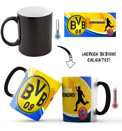 Mug Pocillo Mágico Borussia Dortmund Futbol Regalo Taza