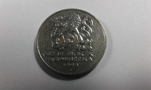Moneda Republica Checa 5 Coronas 1993 - V.f.