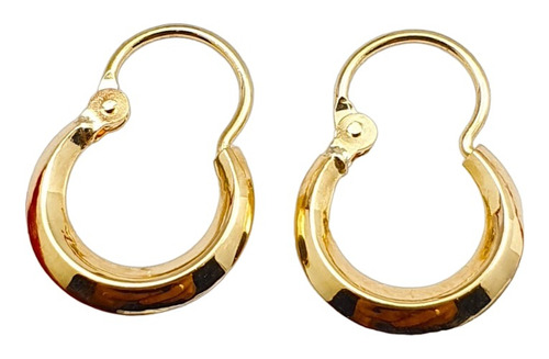 Aros Oro 18kts Argollas Criollos 0.8 Niña Regalo 9mm 