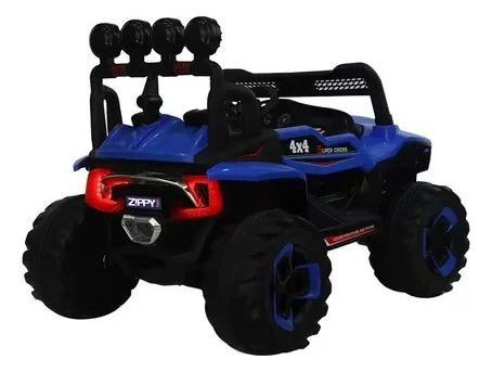 Carro Elétrico Super Cross 4x4 Azul 12v - Zippy Toys 9018