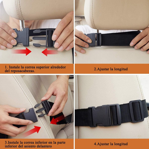 Organizador Para Asiento Trasero Para Auto Universal 2pcs