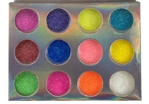 Glitter En Cajita X 12/uñas,maquillaje,resina