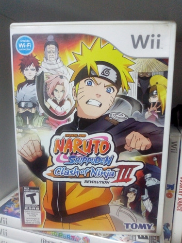 Juego Para Nintendo Wii Naruto Shippuden Clash Of Ninja 3 