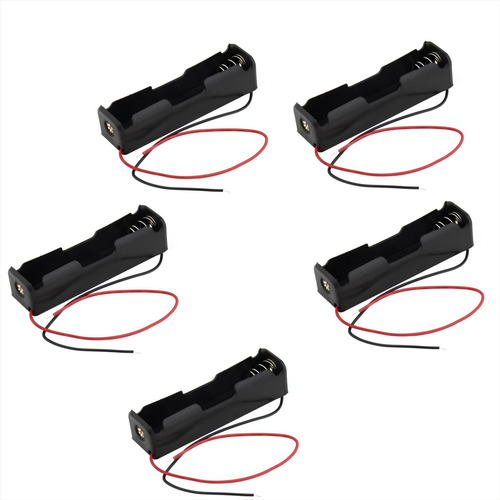 Portapila 18650 Para 1 Batería, Diy Electrónico (5 Unidades)