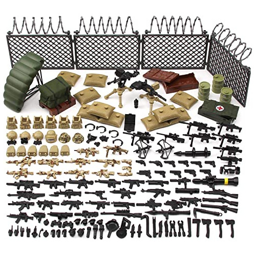 Feleph Weapons Pack Military Toy Set Building Blocks Model F