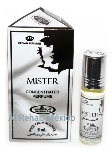 1x Mister Perfume Árabe Al Rehab 6ml Almizcle Citricos