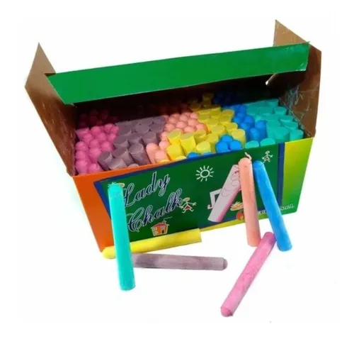 comprar Tizas Lady Chalk Colores Surtidos Caja X144 Pizarron Colegio Surtido