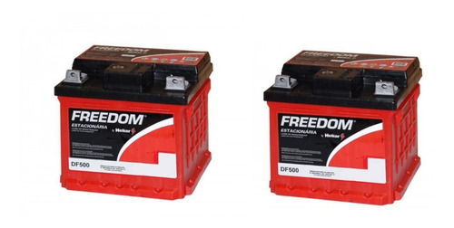 Kit C/2 Bateria Estacionaria Freedom Df500 40ah Nobreak