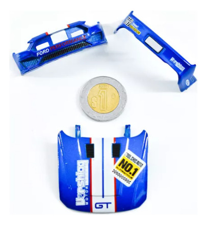 Autos Coleccion Ford Mustang Gt 2018 Car Tuning 1:42 Azul