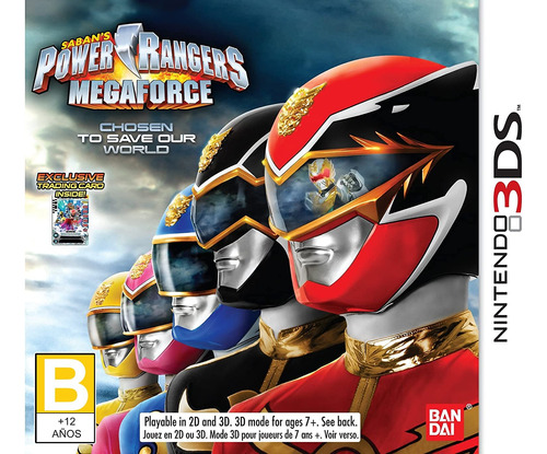 Power Rangers Megaforce (nuevo) - Nintendo 3ds