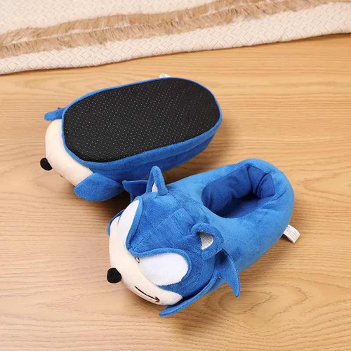 Pantuflas Gamers Con Diseño De Sonic