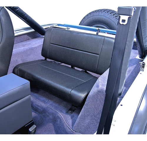 Cumbrera Rugosa Asiento Trasero Negro; Jeep Cj Wrangler Yj