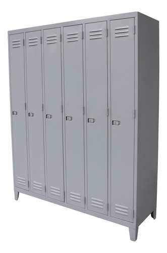 Guardarropa Metalico 6 Puertas Largas Locker-vestuario Nuevo