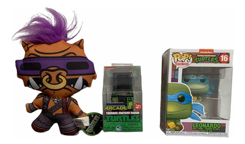 Lote Figuras Juguetes Tortugas Ninja Tmnt Boardwalk Arcade