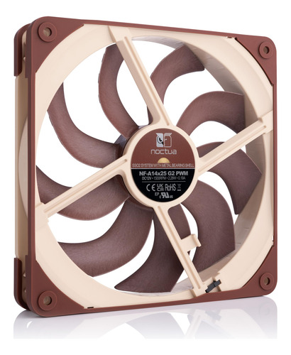 Ventilador Para Pc Noctua Nf-a14x25 G2 Pwm 140 Mm De Primera