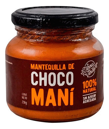 Mantequilla De Maní Choco Terra Verde® 230g | Cacao + Miel