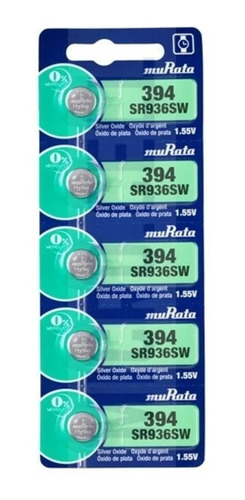 Imagen 1 de 5 de Pilas Sony Murata 394/ 936 Blister 5u. Distribuidor Oficial