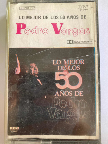 Cassette Lo Mejor De Los 50 Años De Pedro Vargas (1368)
