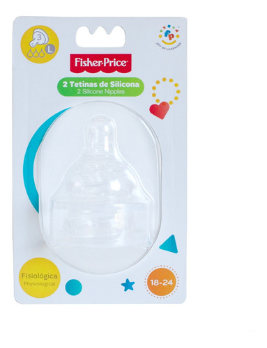 Pack De 2 Tetinas De Mamadera Fisher Price 18 A 24 Meses