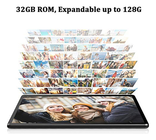 Tablet Android De 10.1 Pulgadas, Procesador De Cuatro Núcle