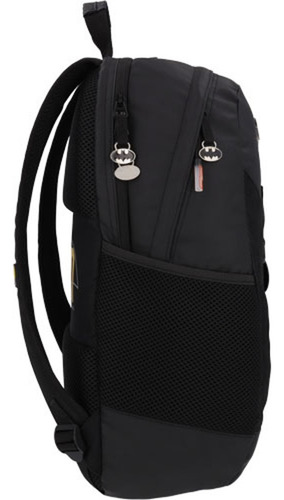 Mochila Batman Dc Comics Backpack Bat014bp257a Color Negro Diseño De La Tela Liso