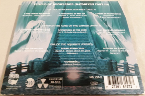 Kataklysm Temple Of Knowledge Digipak 1era Ed Europea Death