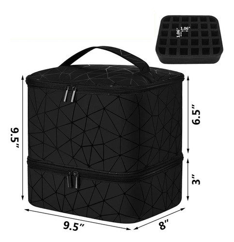 Soporte De Bolsa De Mano De Esmalte De Uñas De Doble Capa