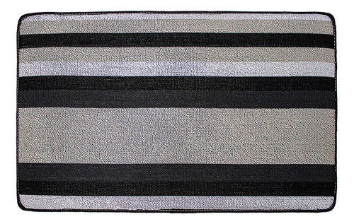 Tapete De Entrada Dib Loop Color 45x75 Cm Ancho 45 Cm Color Multi Diseño De La Tela Rayas Largo 75 Cm