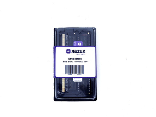 Imagem 3 de 4 de Memória Notebook Kazuk 8gb - 1600 Mhz Ddr3 Ram Kzrn-d3168g