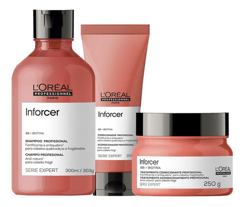 Kit L'oréal Pro Serie Exp Inforcer - Sh E Cond E Másc