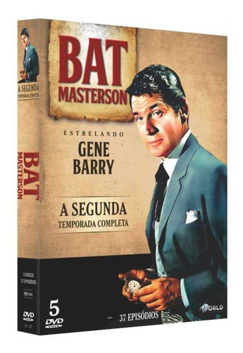 Box Dvd Bat Masterson Segunda Temporada Completa