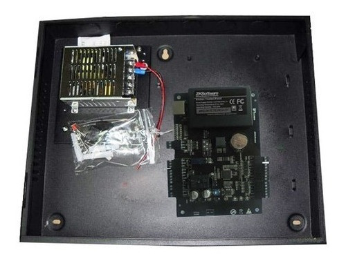 Control De Acceso Zkteco Paquete De Gabinete Zk + Bateri /v
