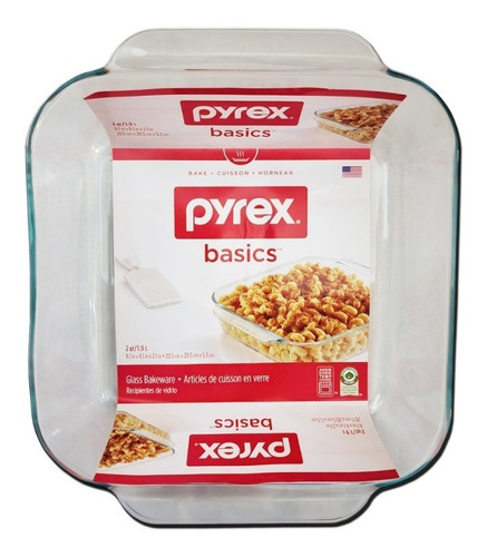 Fuente Asadera Para Horno Cuadrada 20 Cm Pyrex Pettish V C 