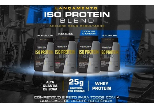 Iso Protein Blend (900g) - Sabor: Baunilha Baunilha