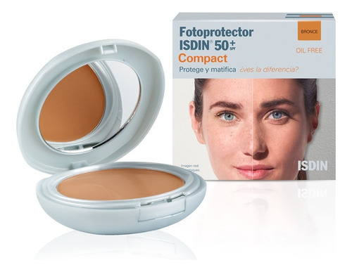 Isdin Fotoprotector Facial Compact Spf 50+ Tono Bronce