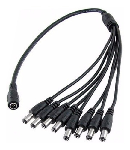 Cable Pulpo 1x8 Corriente Para Camaras Cctv