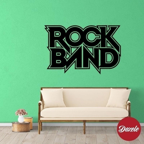 Vinilo Decorativo Rock Band 